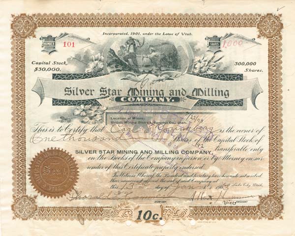 Silver Star Mining and Milling Co.